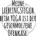 StempelBar Stempelgummi Meine Lieblingsfigur-Yoga