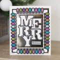 Bild 5 von Creative Expressions Big Bold Words Merry Craft Die & Stamp Set - Stanze & Stempel