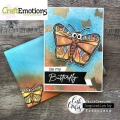 Bild 2 von CraftEmotions Stempel - clearstamps A6 - Bugs 5 Carla Creaties - Schmetterling