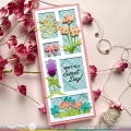 Bild 3 von Waffle Flower Postage Collage Slimline Blocks Die - Stanzen