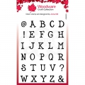 Bild 1 von Woodware Clear Singles Quirky Typewriter Alphabet Caps A5 Stamp - Alphabet