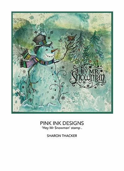Bild 4 von Pink Ink Designs - Stempel  Hey Mr Snowman - Schneemann