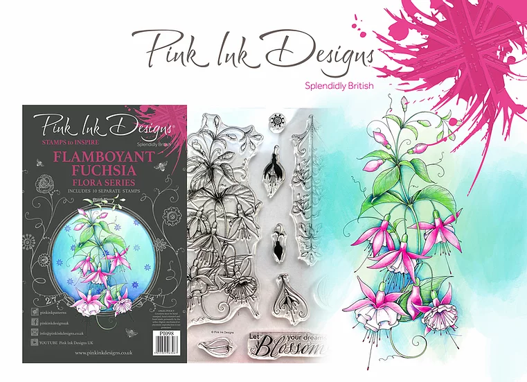Pink Ink Designs - Stempel Flamboyant Fuchsia - Fuchsie
