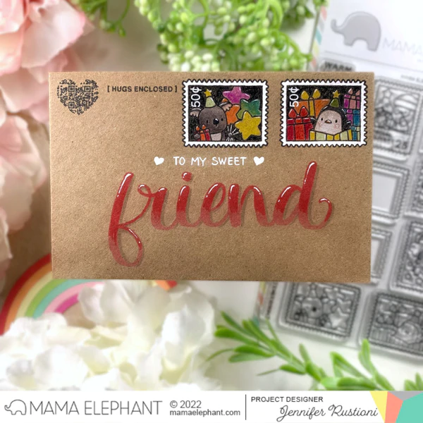 Bild 5 von Mama Elephant - Clear Stamps LITTLE AGENDA POSTAGE