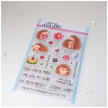 Heffy Doodle Clear Stamps Set - Quill You Be Mine - Stempel Igel