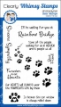 Whimsy Stamps Clear Stamps  - Furever in Our Hearts - Für immer im Herzen
