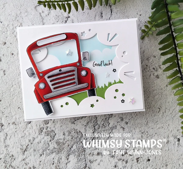 Bild 3 von Whimsy Stamps Clear Stamps - Karma Bus