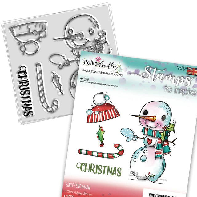 Polkadoodles Clear Stamps - Smiley Snowman