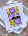 Bild 13 von Waffle Flower  Nesting Postage Collage Peony Stencil - Stencil-Set