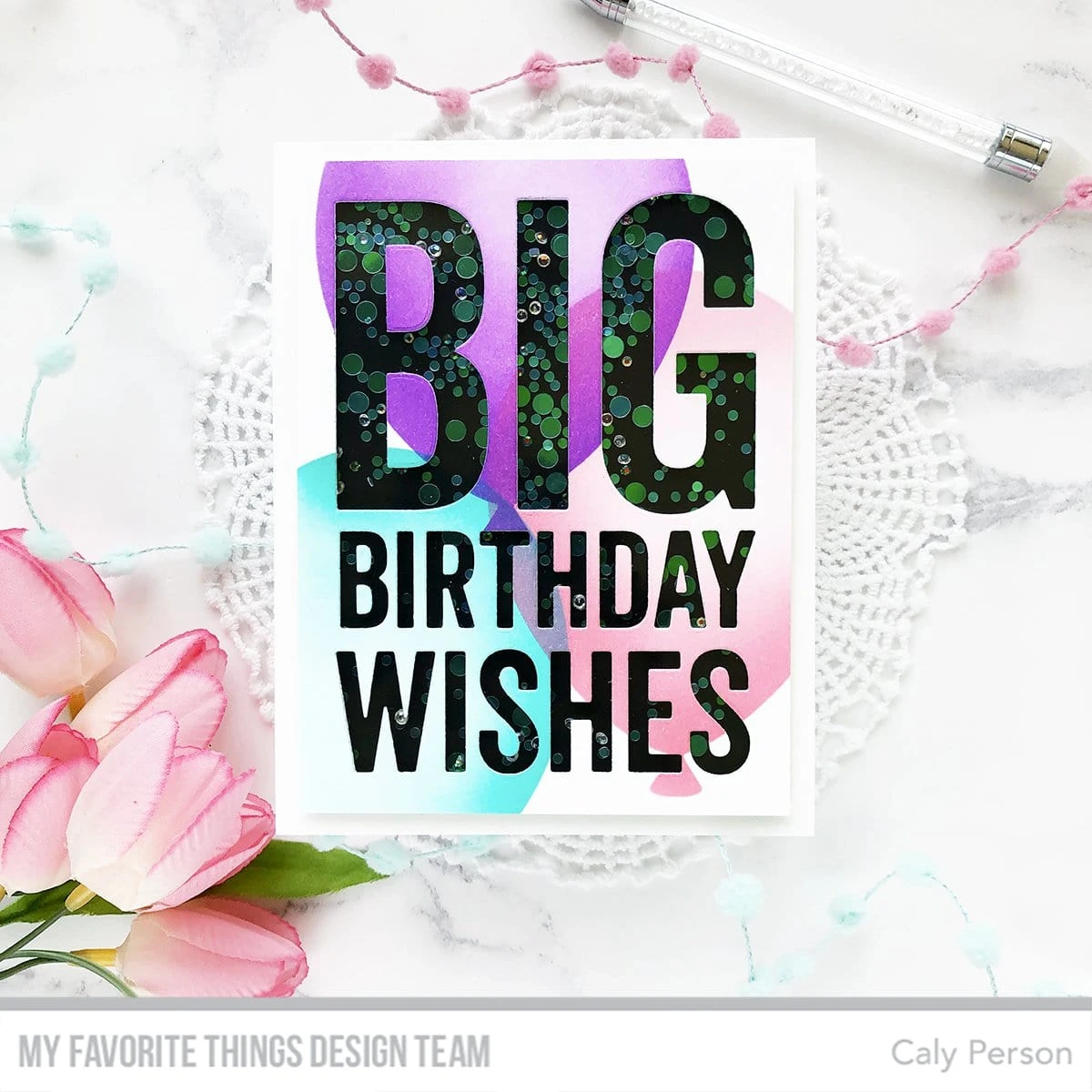 Bild 4 von My Favorite Things - Big Birthday Wishes Die-namics - Stanze Geburtstag
