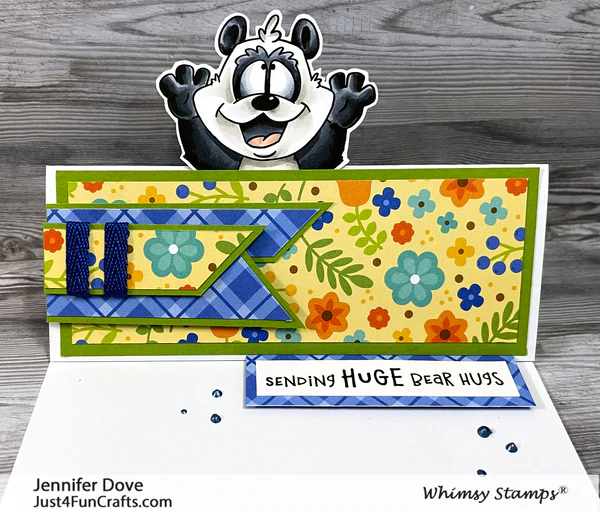 Bild 14 von Whimsy Stamps Clear Stamps - Panda Peekers