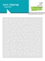 Bild 1 von Lawn Fawn Stencil -  Schablone outline hearts stencil