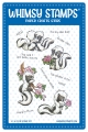 Whimsy Stamps Clear Stamps - Odorable Skunks