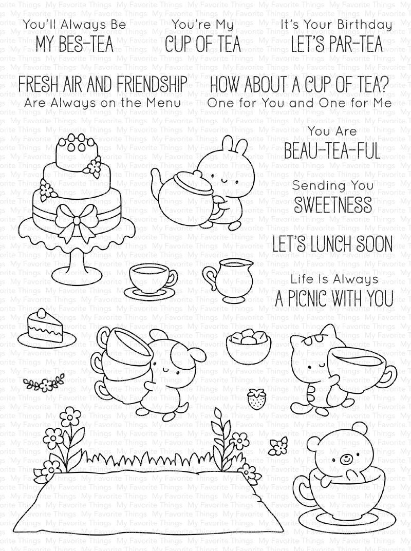 Bild 1 von My Favorite Things - Clear Stamps JB Tea Party Pals