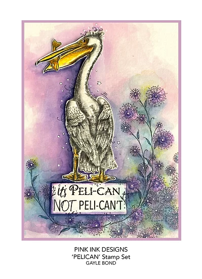 Bild 13 von Pink Ink Designs - Stempel Pelican - Pelikan