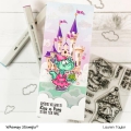 Bild 9 von Whimsy Stamps Clear Stamps - Princess Dragons - Prinzessin Drache