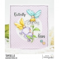 Bild 3 von Gummistempel Stamping Bella Cling Stamp BUNDLE GIRL WITH BUTTERFLIES