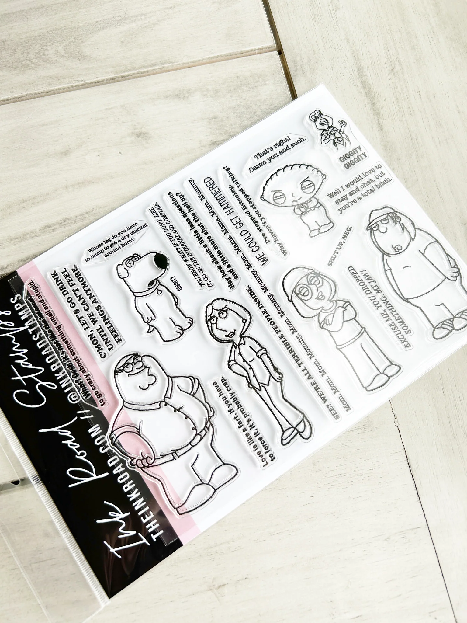 The Ink Road Clear Stamps - GIGGITY