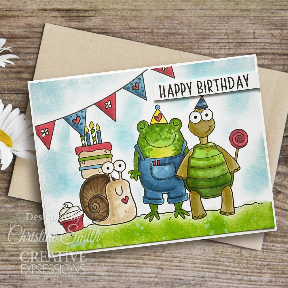 Bild 2 von Creative Expressions • Jane's Doodles Clear Stamps It's Your Day - Geburtstag