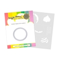 Bild 1 von Waffle Flower Postage Cupcake Die and Stencil - Cupcake Stanze und Schablone