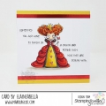 Bild 3 von Gummistempel Stamping Bella Cling Stamp ODDBALL QUEEN OF HEARTS RUBBER STAMP