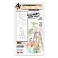 Art Impressions Stamp Set - Watercolor Harvest Scenes