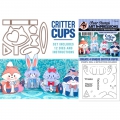 Art Impressions Clearstamps & Stanz-Set - Critter Cups Clear Stamps - Valentines & Easter