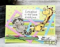 Bild 2 von Riley and Company Gummistempel - GIGGLING GIRAFFE