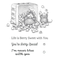 Bild 5 von Spellbinders Blueberry Buddies Cling Rubber Stamp Set - House Mouse Stempelgummi