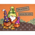 Bild 4 von Stampendous Cling Stamps Slim Pumpkin Gnomes - Stempelgummi Gnom Kürbis