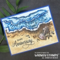 Bild 7 von Whimsy Stamps Rubber Cling Stamp - Seashells and Sunshine Rubber Gummistempel 