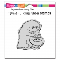 Stampendous Cling Stamps Big Foot Rubber Stamp - Gummistempel Yeti