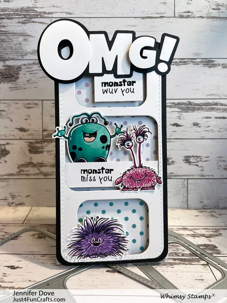 Bild 8 von Whimsy Stamps Clear Stamps - Monster Moods 