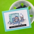 Bild 4 von Spellbinders Blueberry Buddies Cling Rubber Stamp Set - House Mouse Stempelgummi