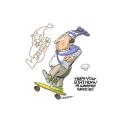 Art Impressions Clearstamps MINI SHAKERS Wheelie