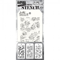 Tim Holtz Collection Schablone Mini Layering Stencil Set #54