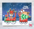 Bild 2 von Avery Elle Die Stanze - Peek-A-Boo Christmas Train Elle-ments