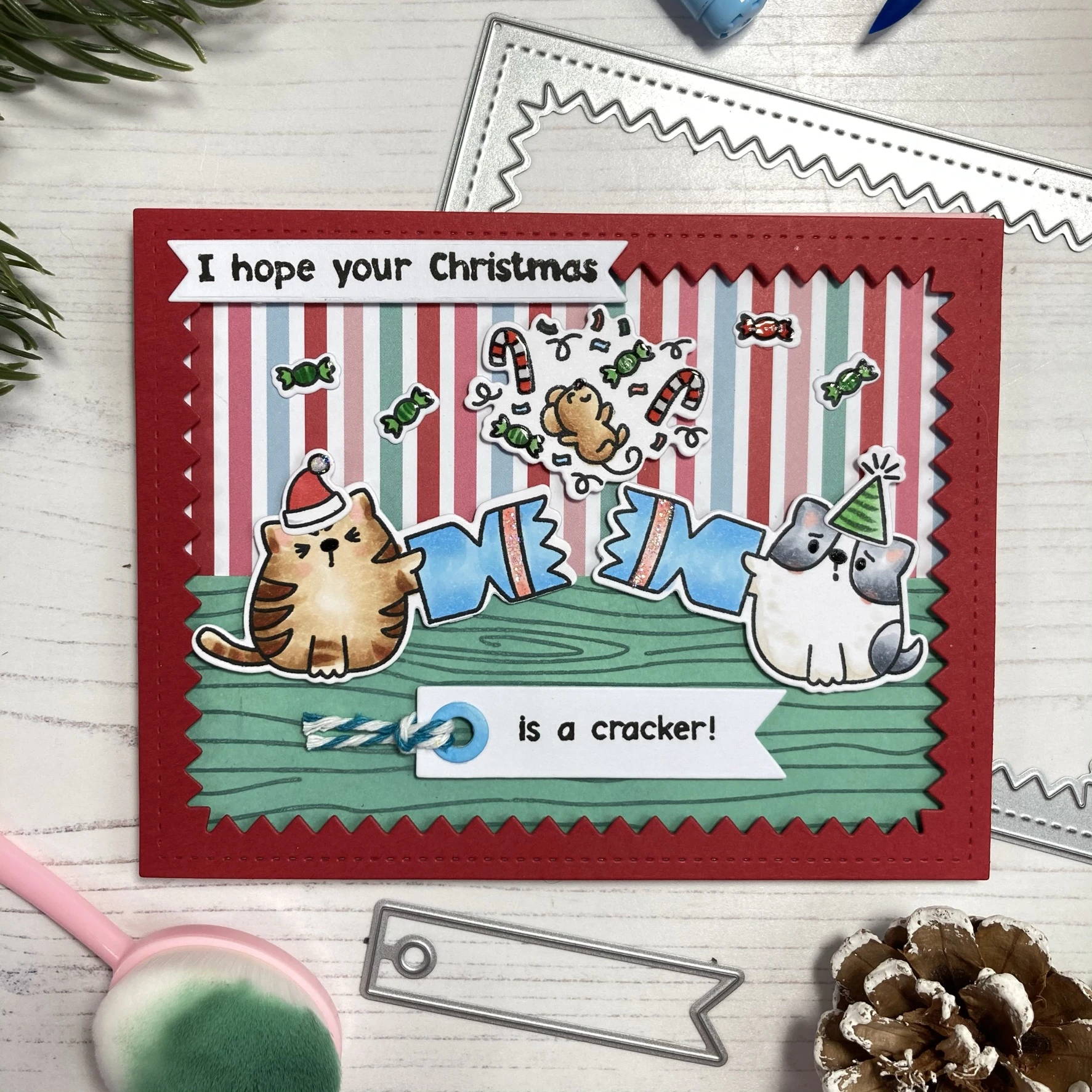 Bild 2 von time for tea designs - Clear Stamp Set - Catmas Crackers