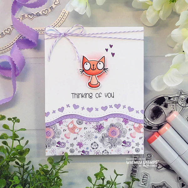 Bild 9 von Whimsy Stamps Clear Stamps - Kitty Sketches - Katze