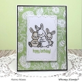 Bild 3 von Whimsy Stamps Clear Stamps - A Bunny Birthday - Hase