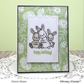 Bild 3 von Whimsy Stamps Clear Stamps - A Bunny Birthday - Hase