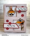 Bild 5 von Whimsy Stamps Clear Stamps - Hey Ostrich - Strauß