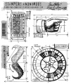 Tim Holtz Stempelgummis Ringmaster Blueprint