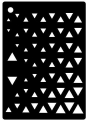 Creative Expressions Mini Stencil - Triangles