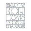 Bild 1 von Hero Arts Stanze Happy Holidays Cover Plate