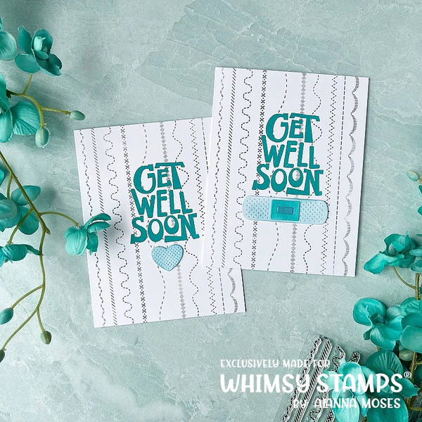 Bild 15 von Whimsy Stamps Clear Stamps  - BooBoo Manflu - Gute Besserung