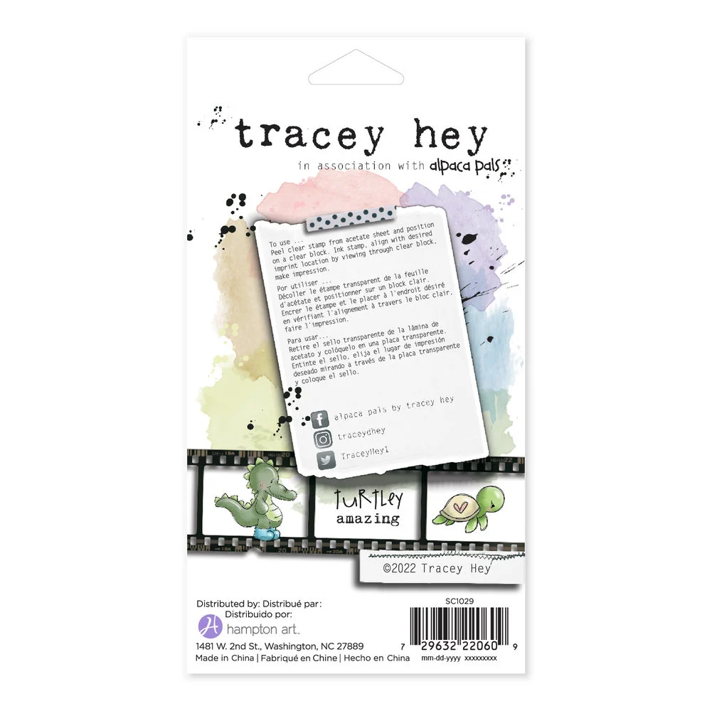 Bild 2 von Hampton Art Stamp Clear Stamps - Tracey Hey - Croc My World
