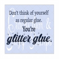 Crackerbox & Suzy Stamps Cling - Gummistempel Glitter Glue