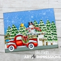 Bild 4 von Art Impressions Clear Stamps with dies Christmas Truck Set - Stempelset inkl. Stanzen