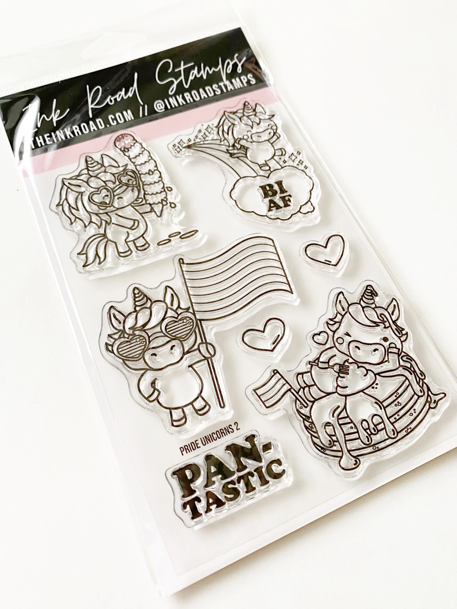 The Ink Road Clear Stamps - Pride Unicorns Vol 2
